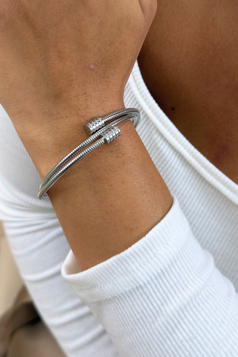 MARBELA BANGLE - SILVER