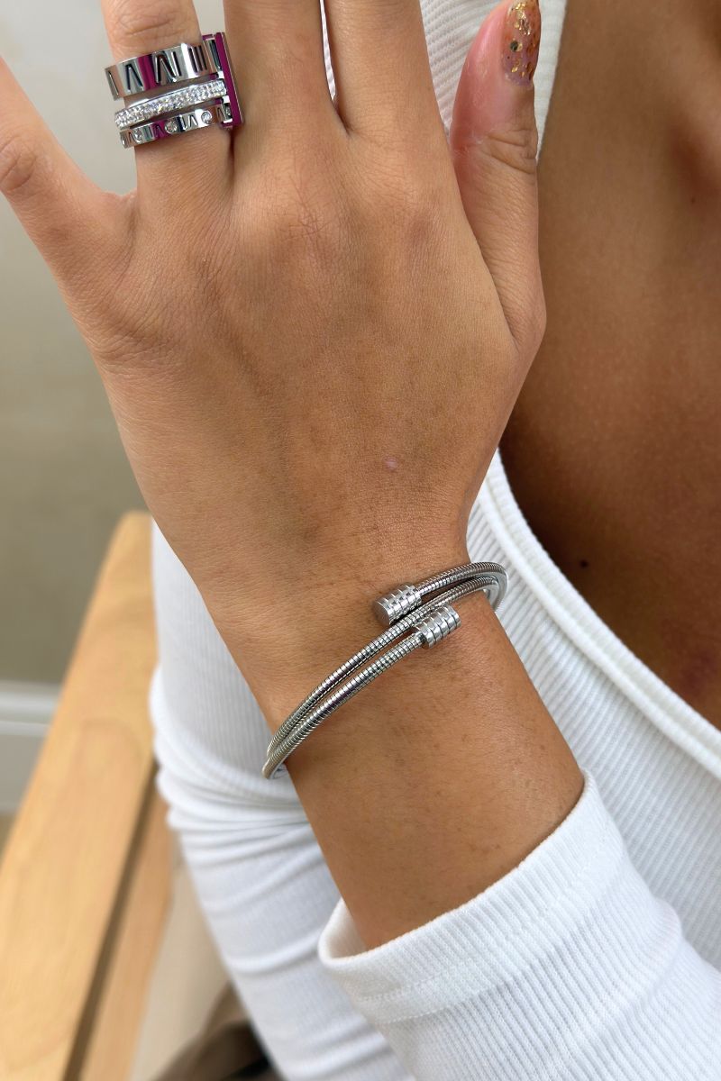 MARBELA BANGLE - SILVER