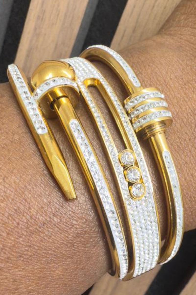 RADIANCE STONE 3 PCS BANGLE SET