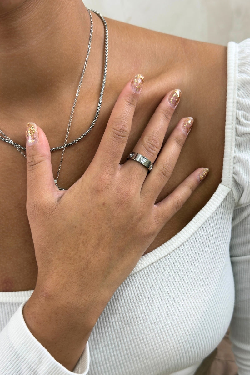 LOVE BLING RING - SILVER