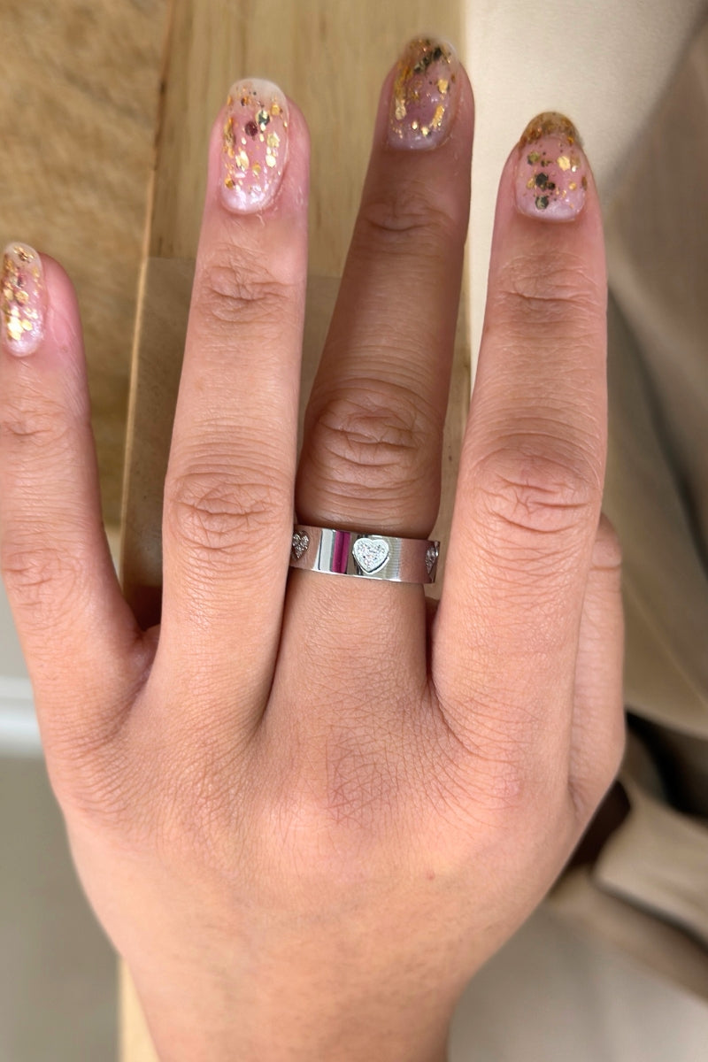 LOVE BLING RING - SILVER
