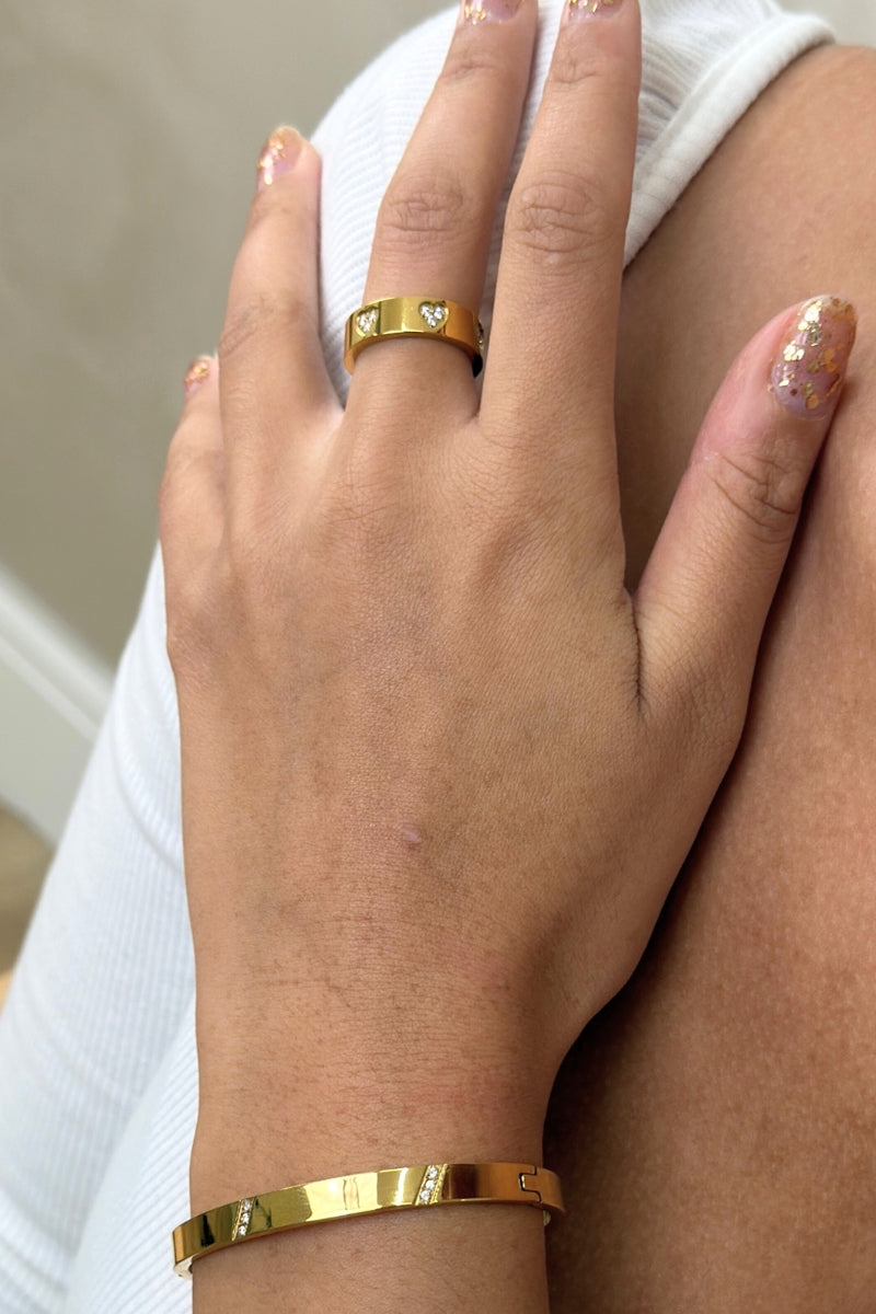 LOVE BLING RING - GOLD