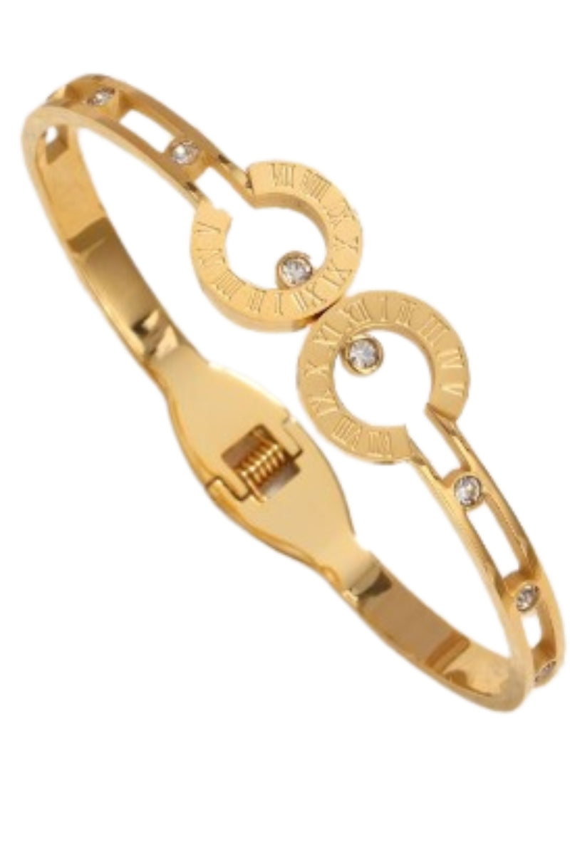 LEXIE ROMAN NUMERAL BANGLE