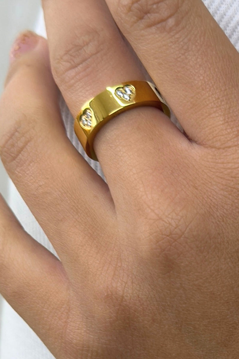 LOVE BLING RING - GOLD